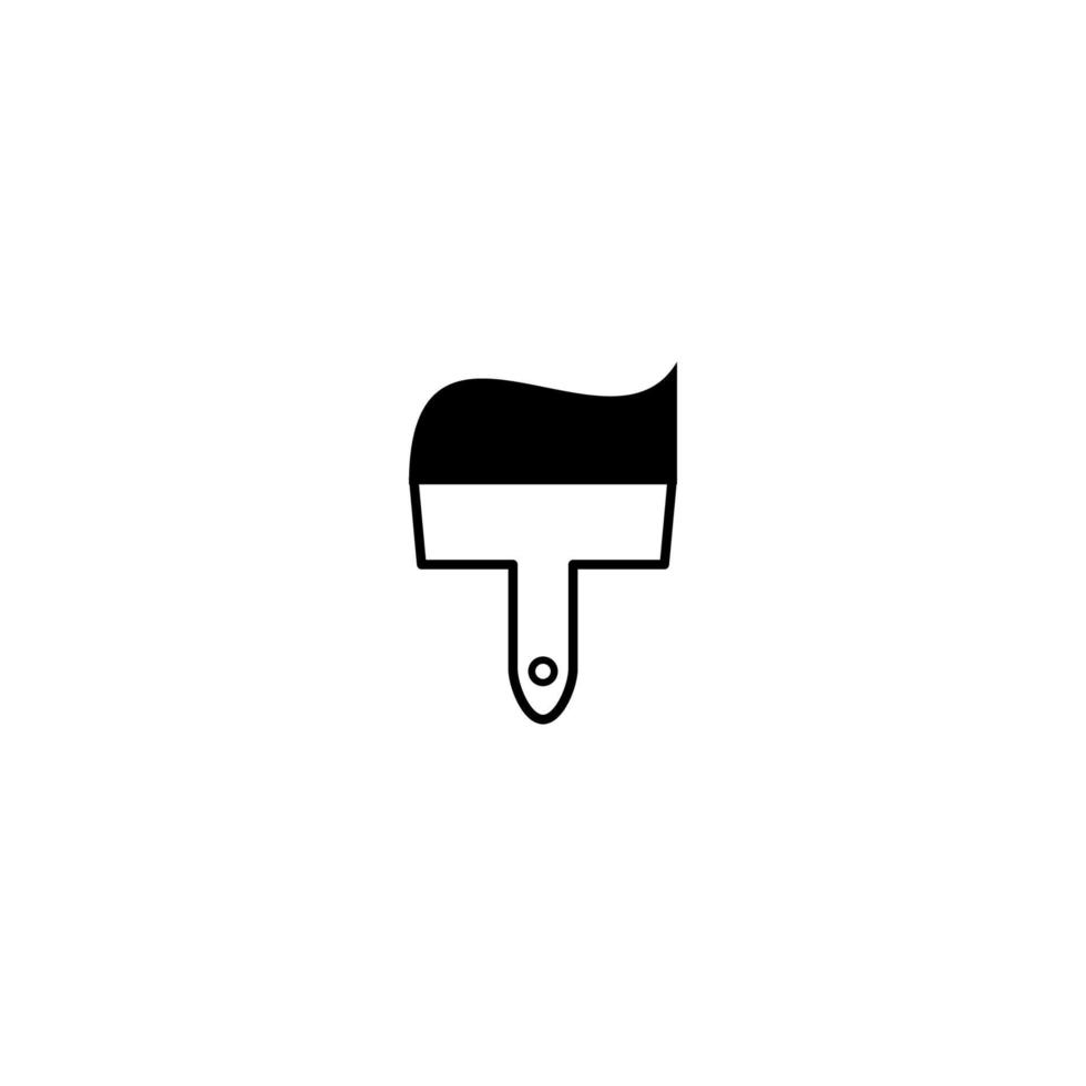 Paint Brush Icon Simple Vector Perfect Illustration