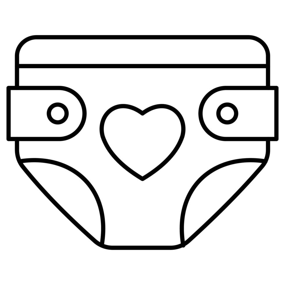 Baby Diaper Which Can Easily Modify Or Edit 13439014 Vector Art at Vecteezy