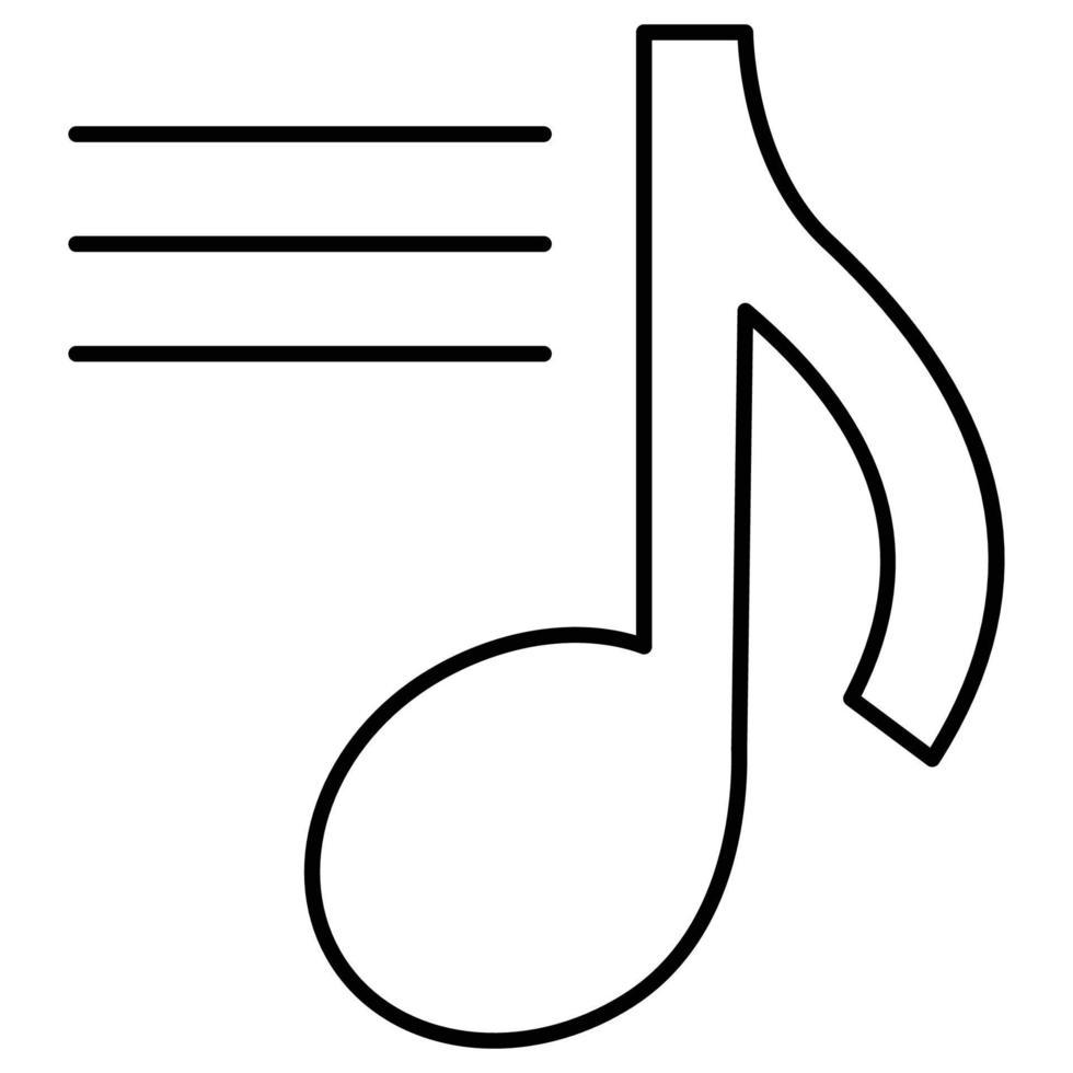 Eighth note  Which Can Easily Modify Or Edit vector