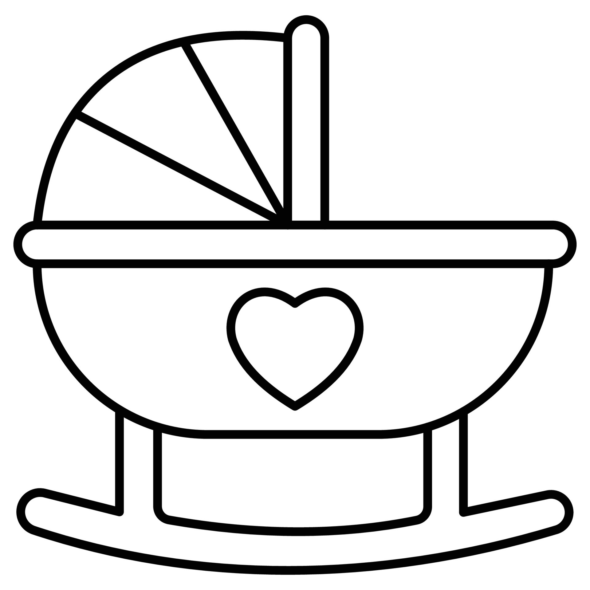 Baby cot Which Can Easily Modify Or Edit 13439054 Vector Art at Vecteezy