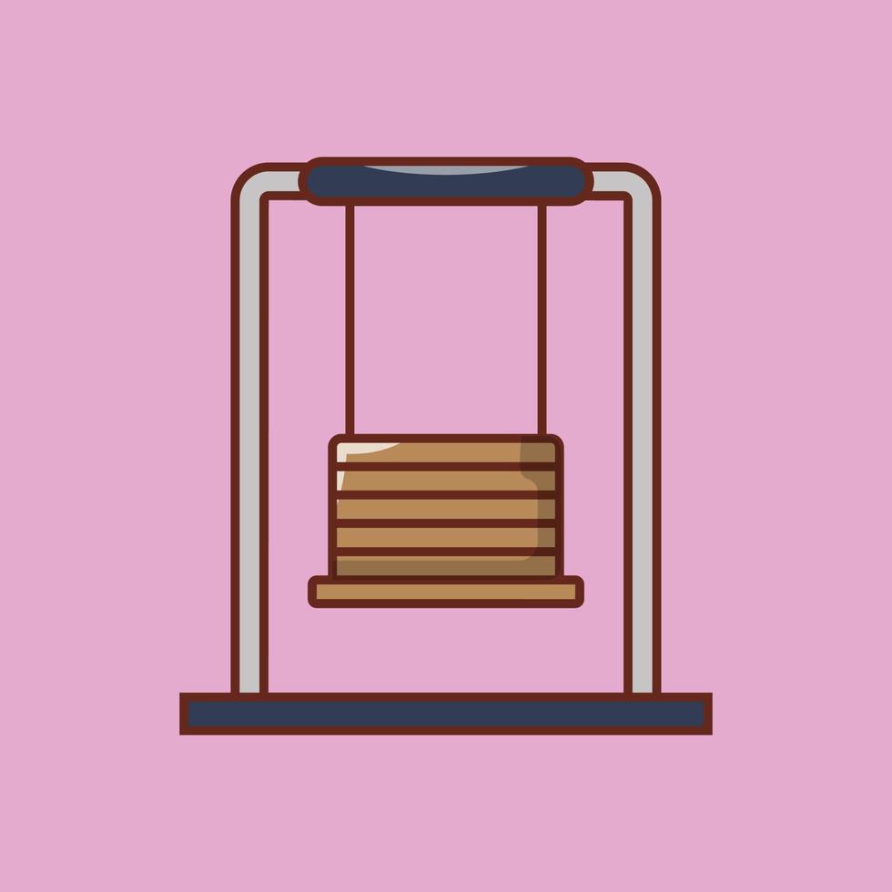 swing vector illustration on a background.Premium quality symbols.vector icons for concept and graphic design.