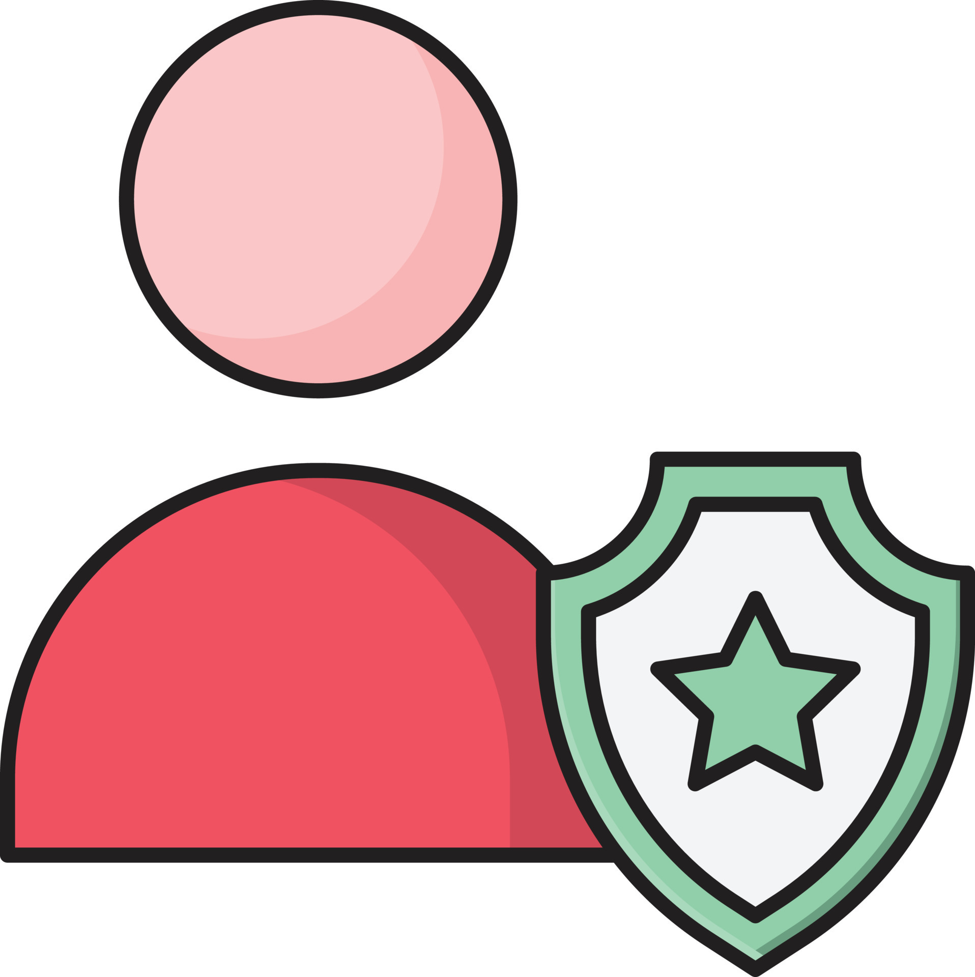 user badge vector illustration on a background.Premium quality symbols