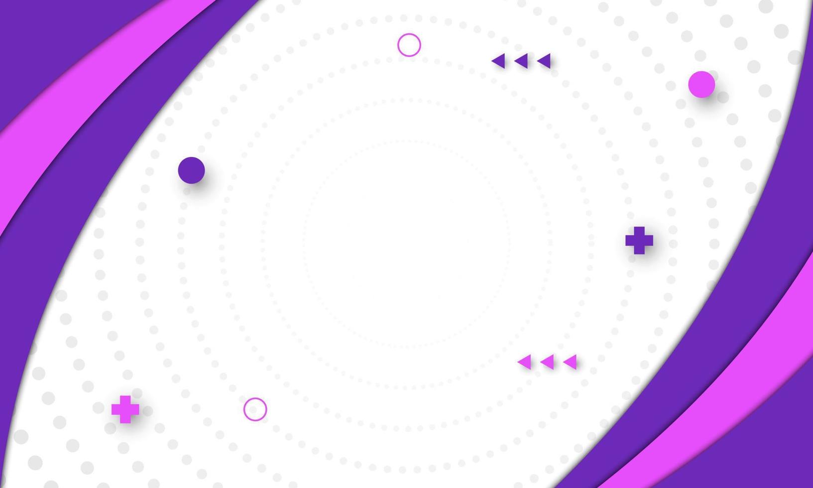 Purple and pink curve shapes background. vector