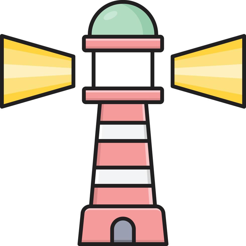 light house vector illustration on a background.Premium quality symbols.vector icons for concept and graphic design.