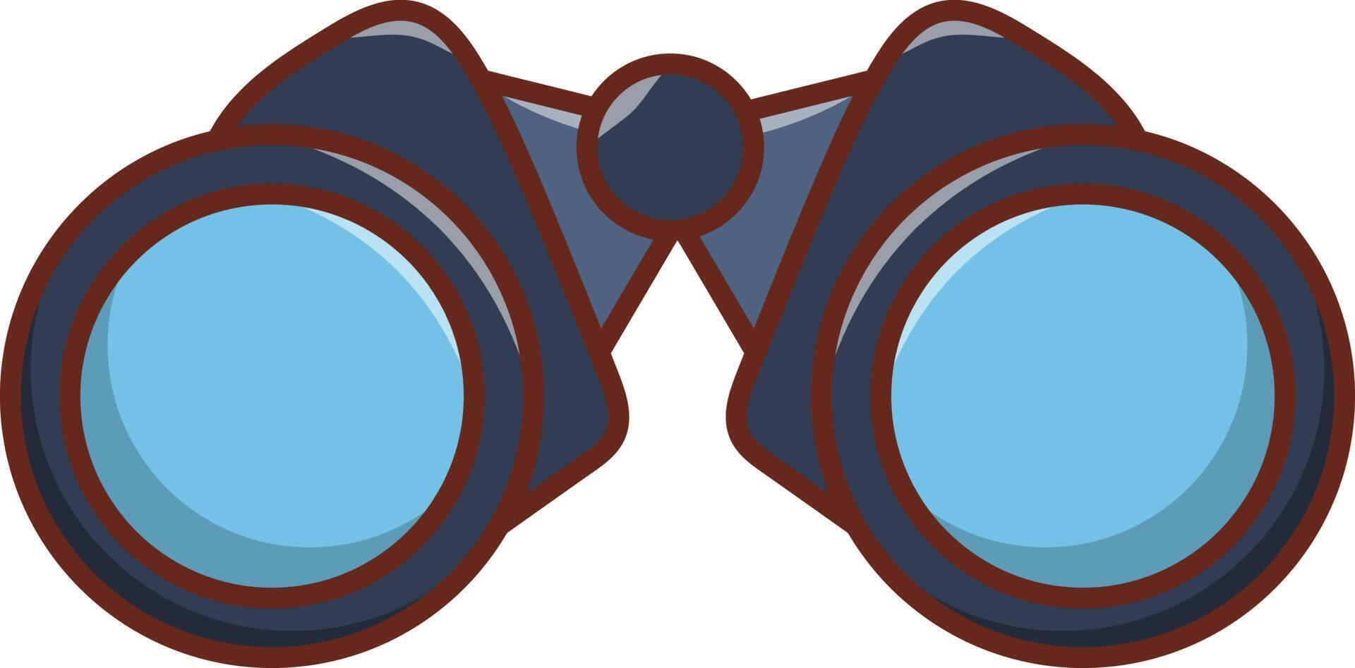 ilustración vectorial binocular en un fondo. símbolos de calidad premium. iconos vectoriales para concepto y diseño gráfico. vector