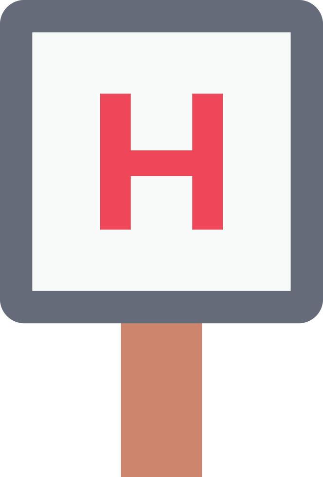 ilustración de vector de tablero de hospital en un fondo. símbolos de calidad premium. iconos vectoriales para concepto y diseño gráfico.