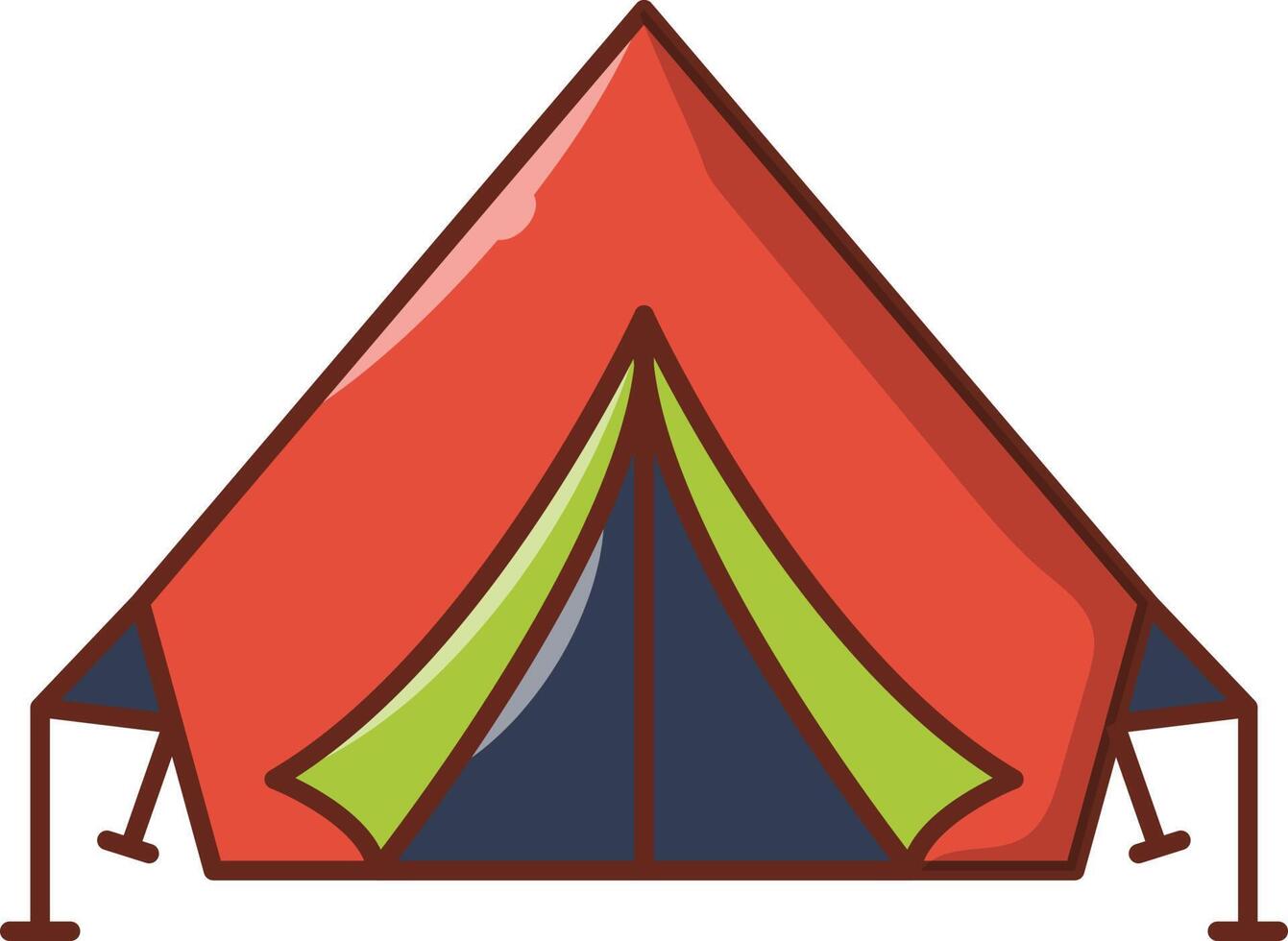 camp vector illustration on a background.Premium quality symbols.vector icons for concept and graphic design.