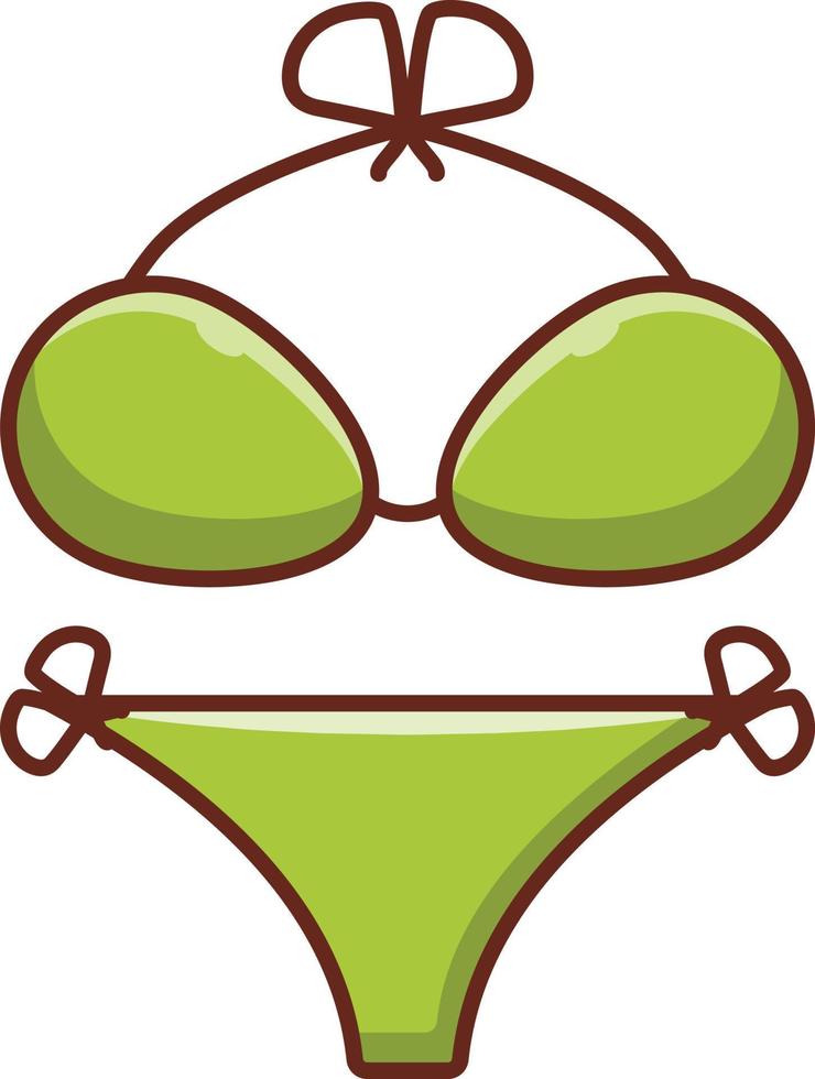 bikini vector illustration on a background.Premium quality symbols.vector icons for concept and graphic design.