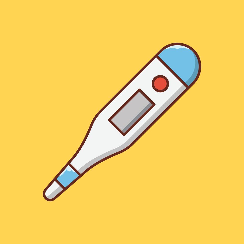 thermometer vector illustration on a background.Premium quality symbols.vector icons for concept and graphic design.