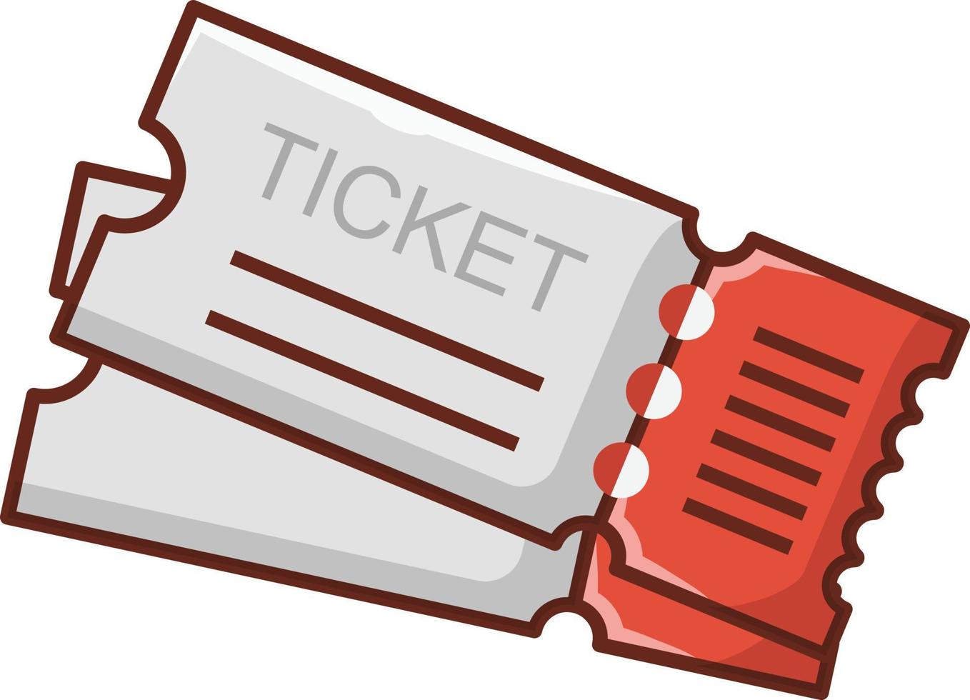 ticket vector illustration on a background.Premium quality symbols.vector icons for concept and graphic design.