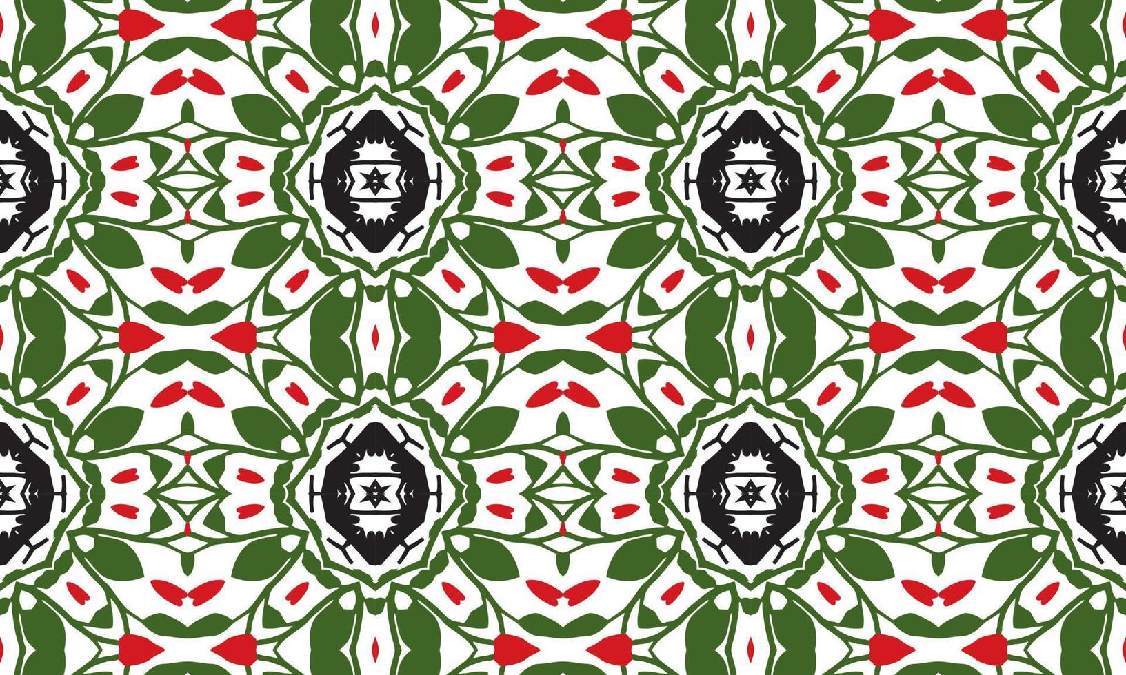Seamless repeated pattern design. Women's long dress pattern design, vector vintage art illustration