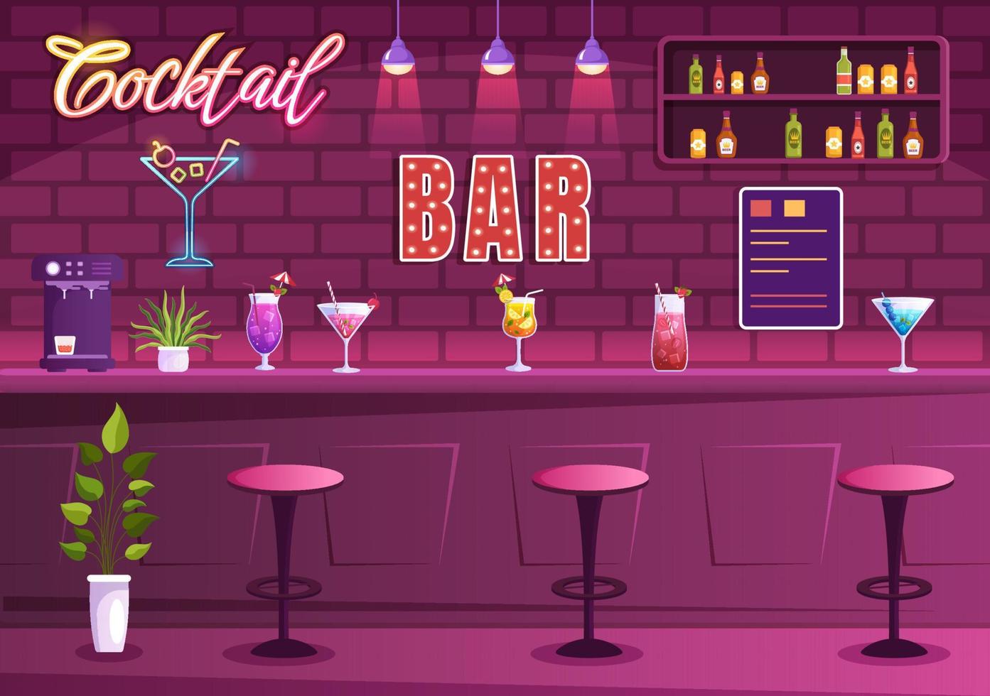 Cocktail Bar or with Friends Hanging Out with Alcoholic Fruit