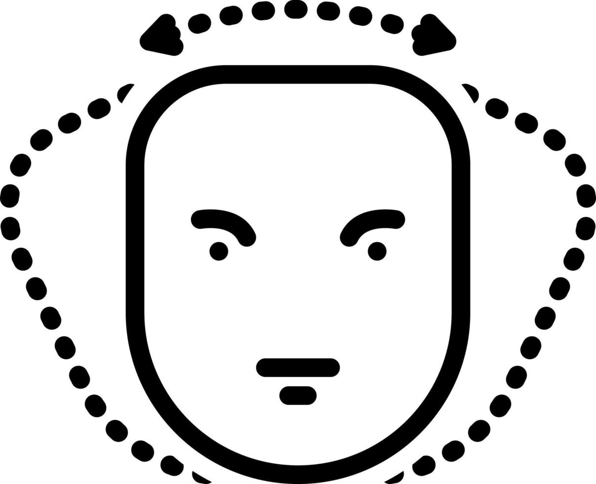 line icon for nod vector