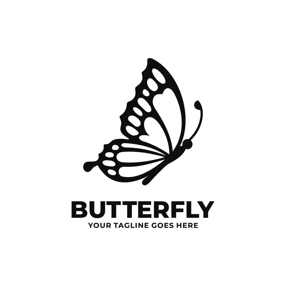 Butterfly logo design vector illustration 13440656 Vector Art at Vecteezy