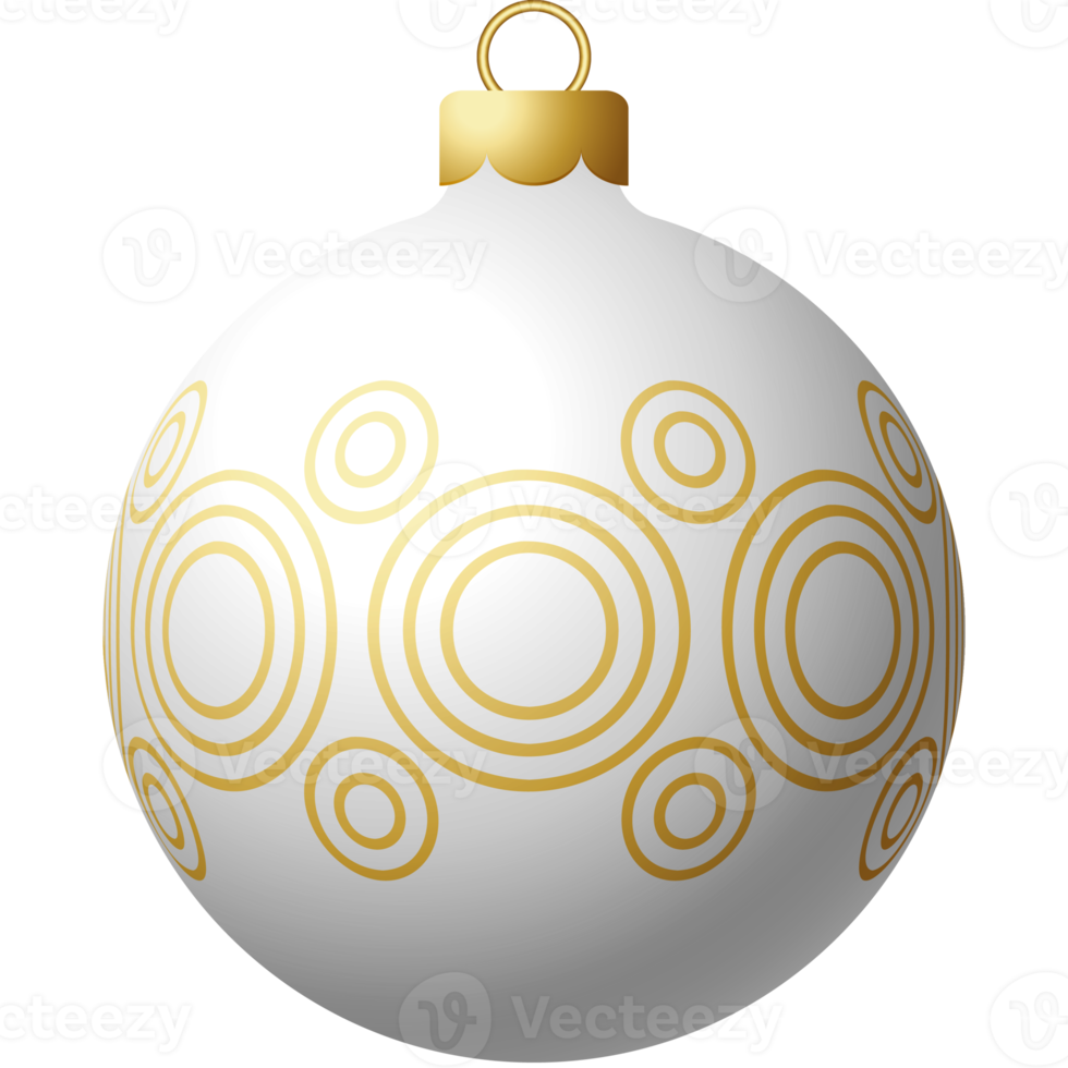 gouden Kerstmis bal luxe hangende snuisterij png