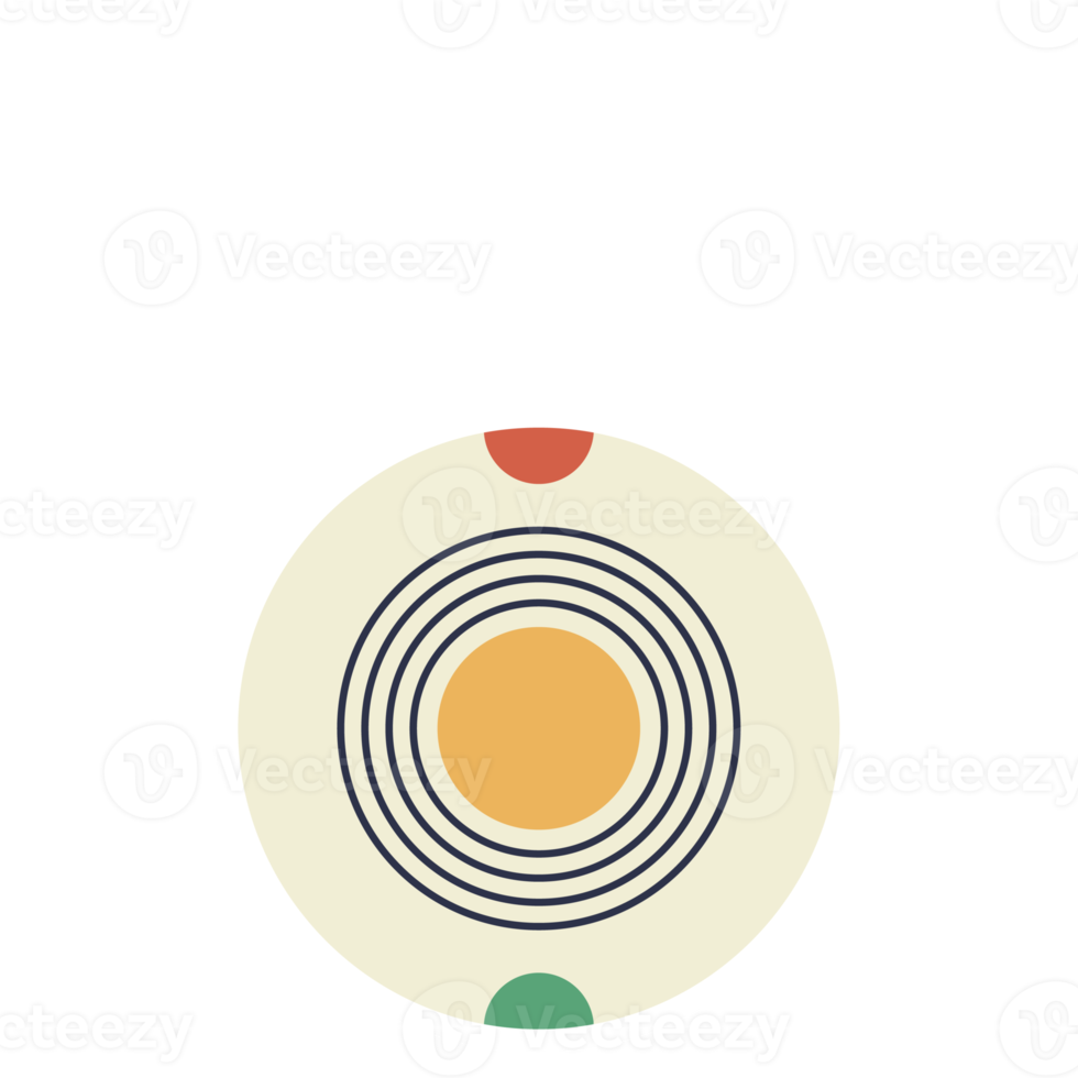modern art christmas bauble ball png