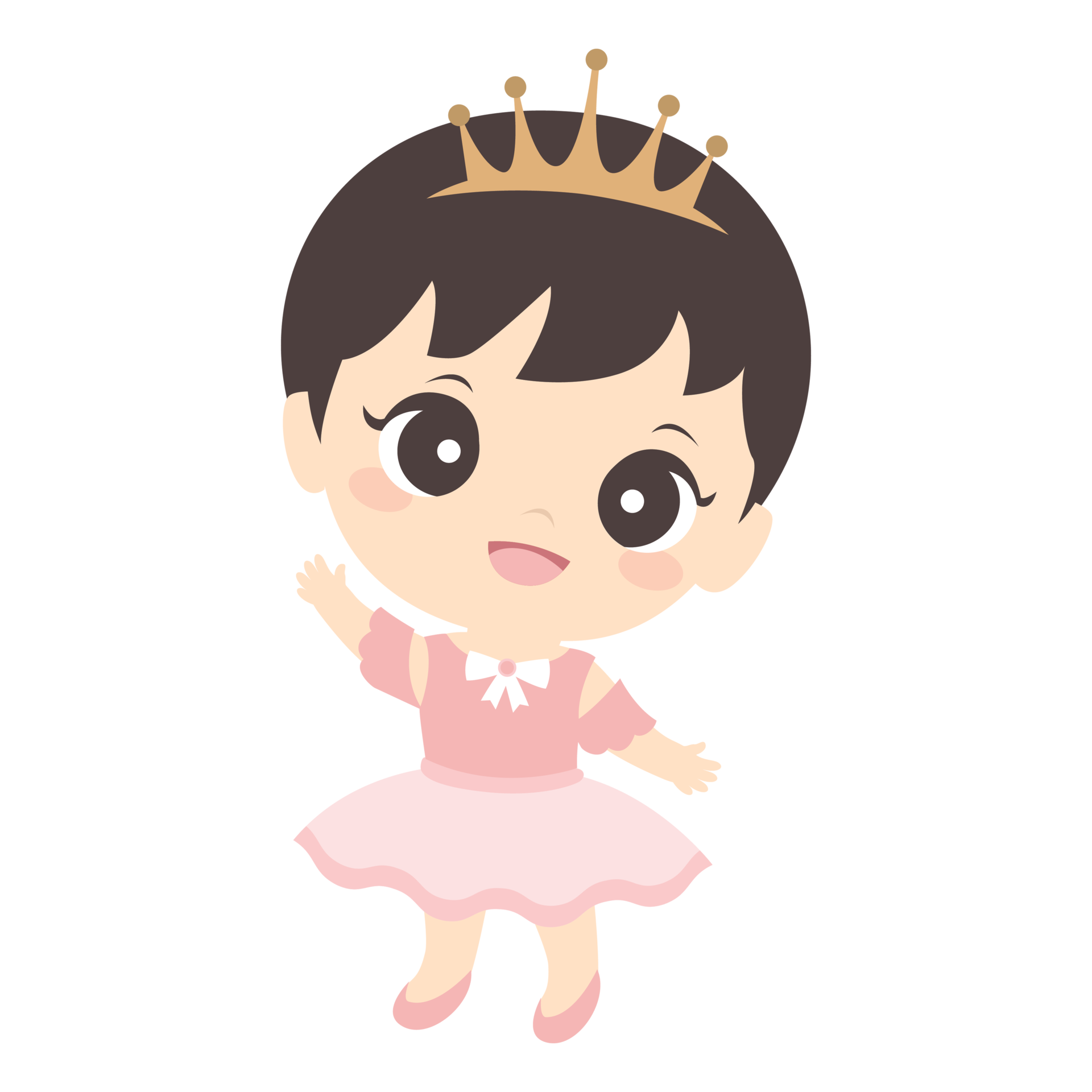 Free cute little princess illustration 13441428 PNG with Transparent  Background