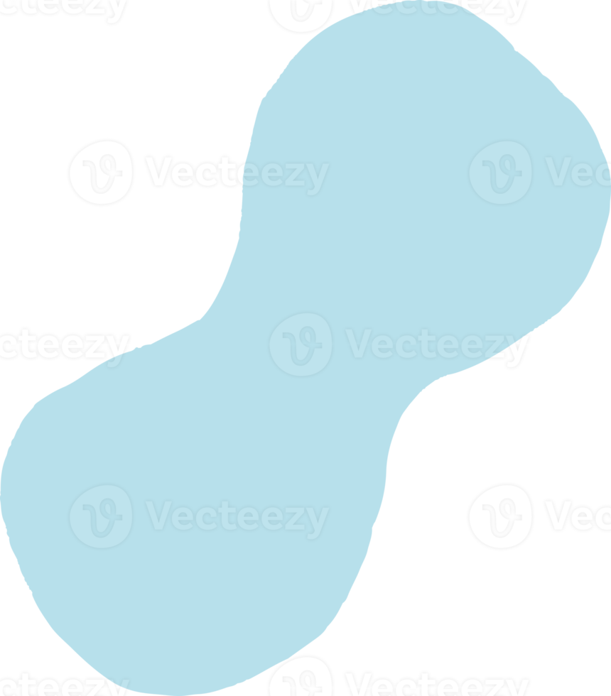 söt och enkel illustration i blå trendig Färg tema för design element och prydnad isolerat bakgrund png