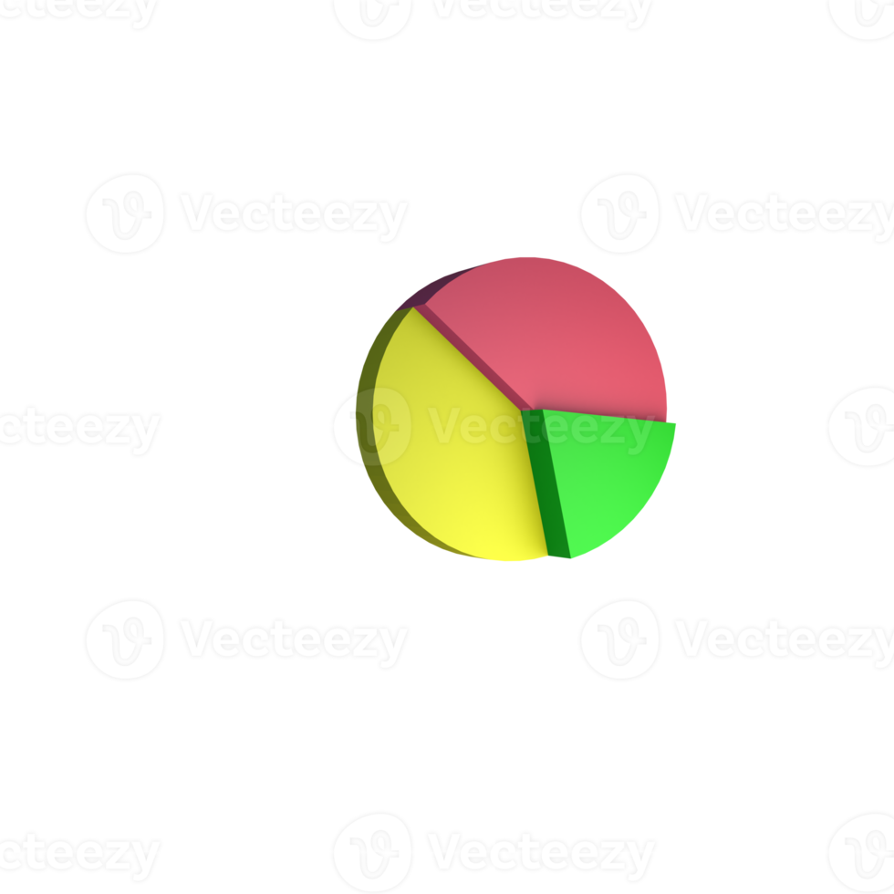 3d icon of a pie chart png