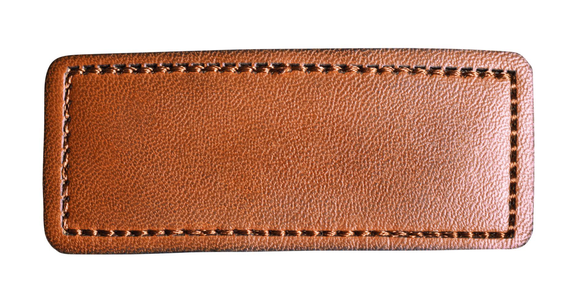 blank leather tag png