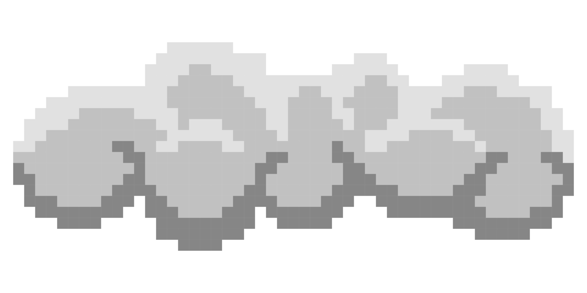 ilustra-o-do-cone-de-nuvem-de-pixels-13442189-png