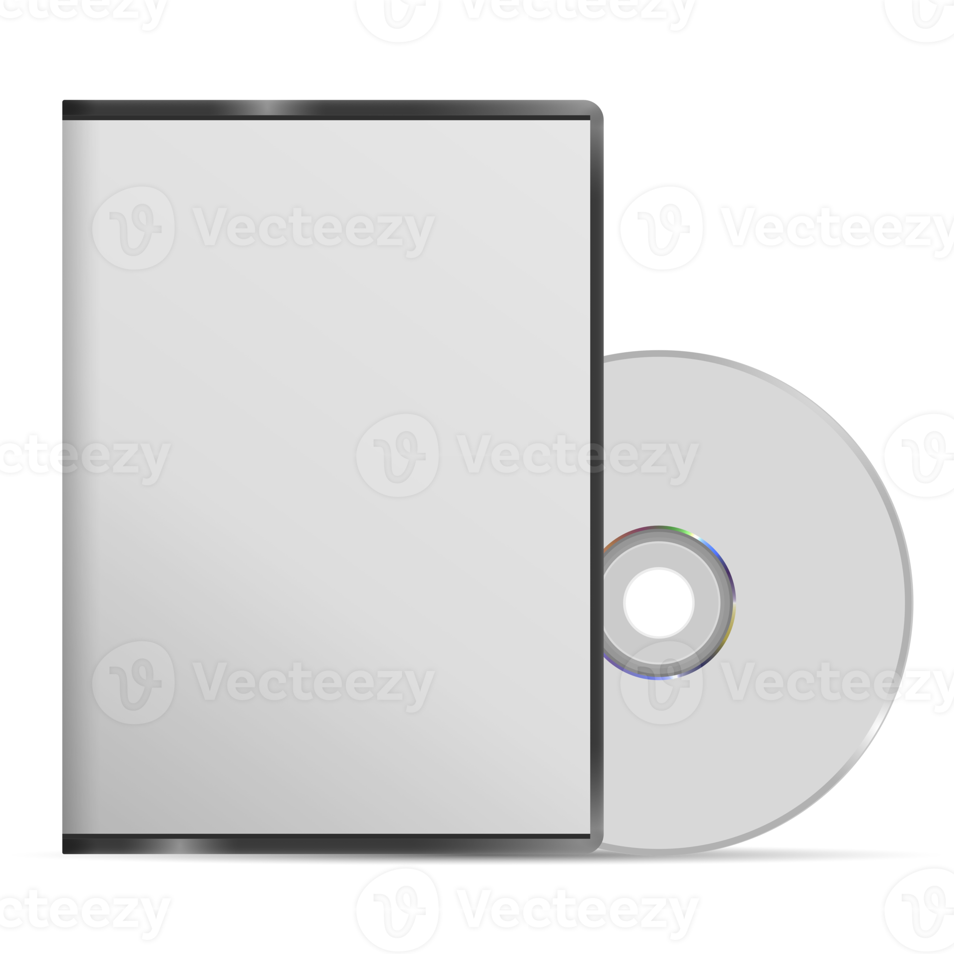 Blank DVD case and disc 13442196 PNG