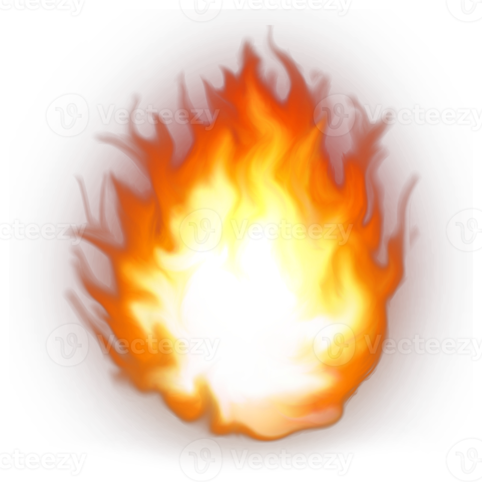ilustración de llama de fuego ardiente png
