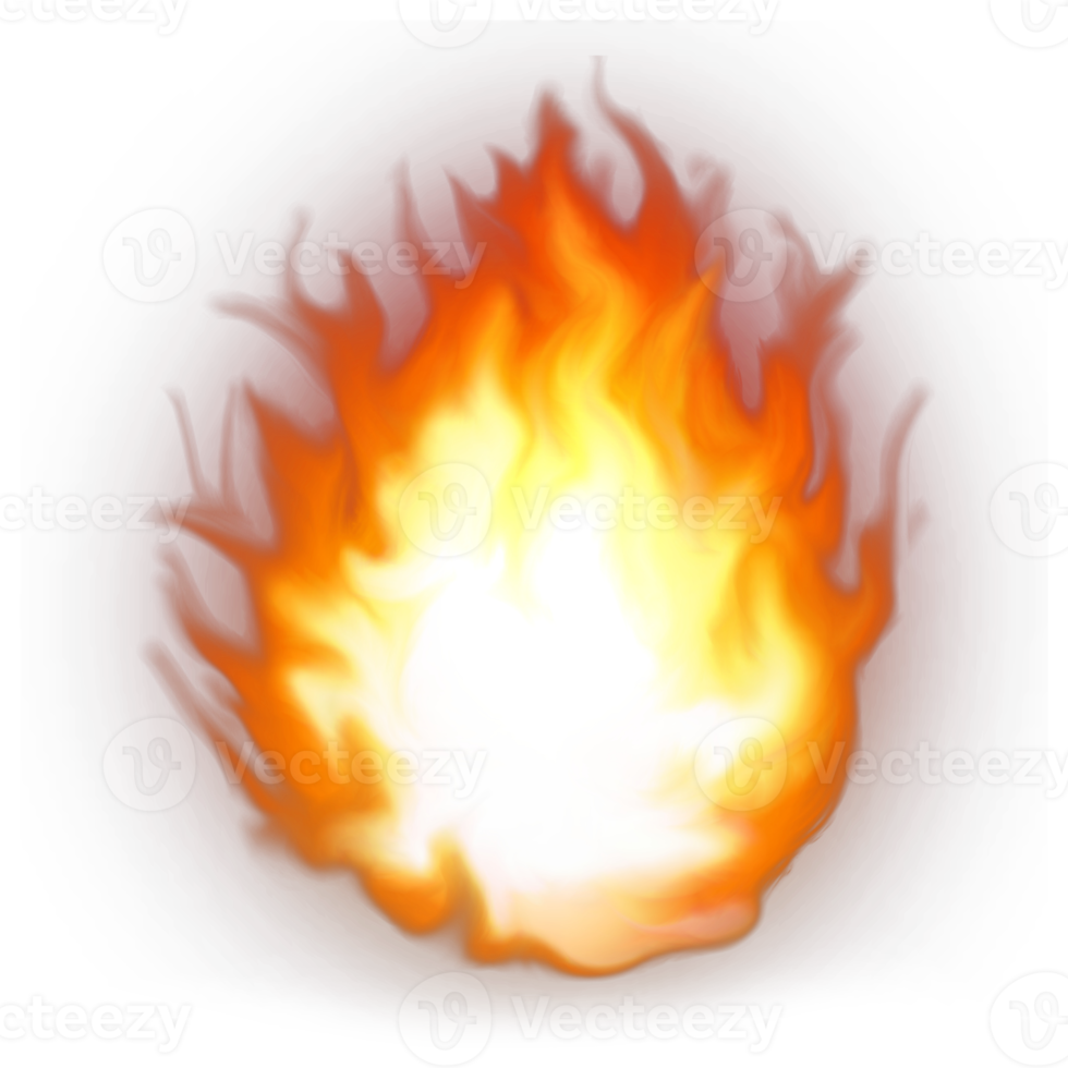 illustration de la flamme du feu brûlant png