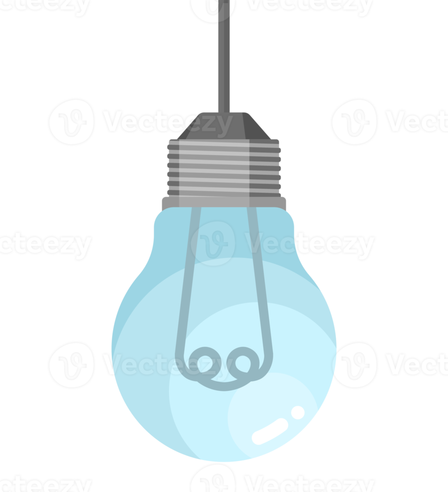 Light bulbs illustration. Creative idea 13442209 PNG