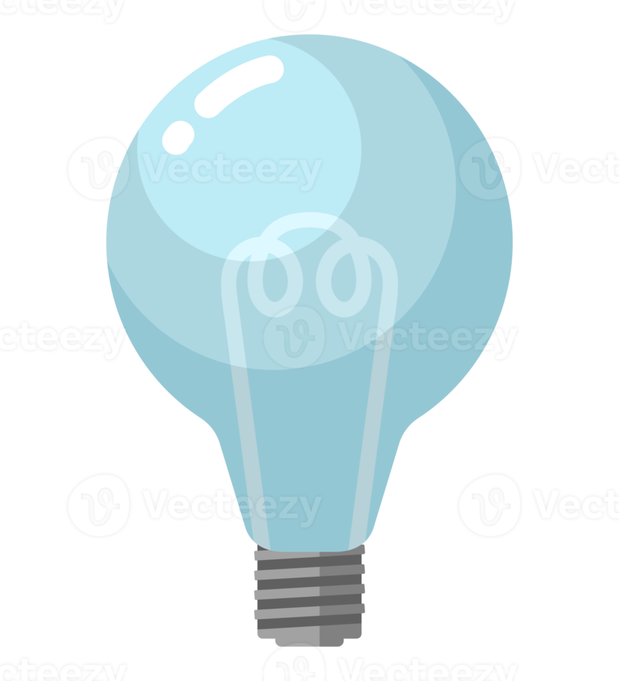 Light bulbs illustration. Creative idea png