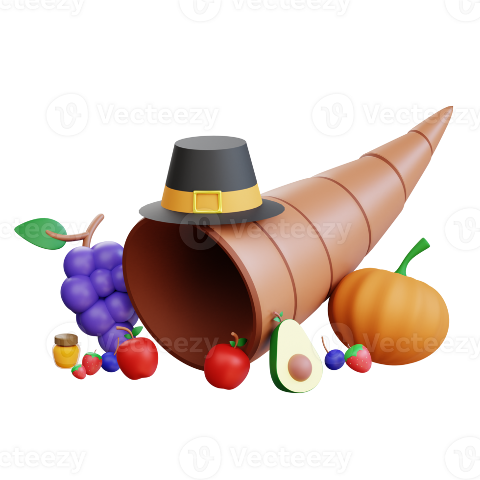 3D Thanksgiving Icon Illustration 13442467 PNG