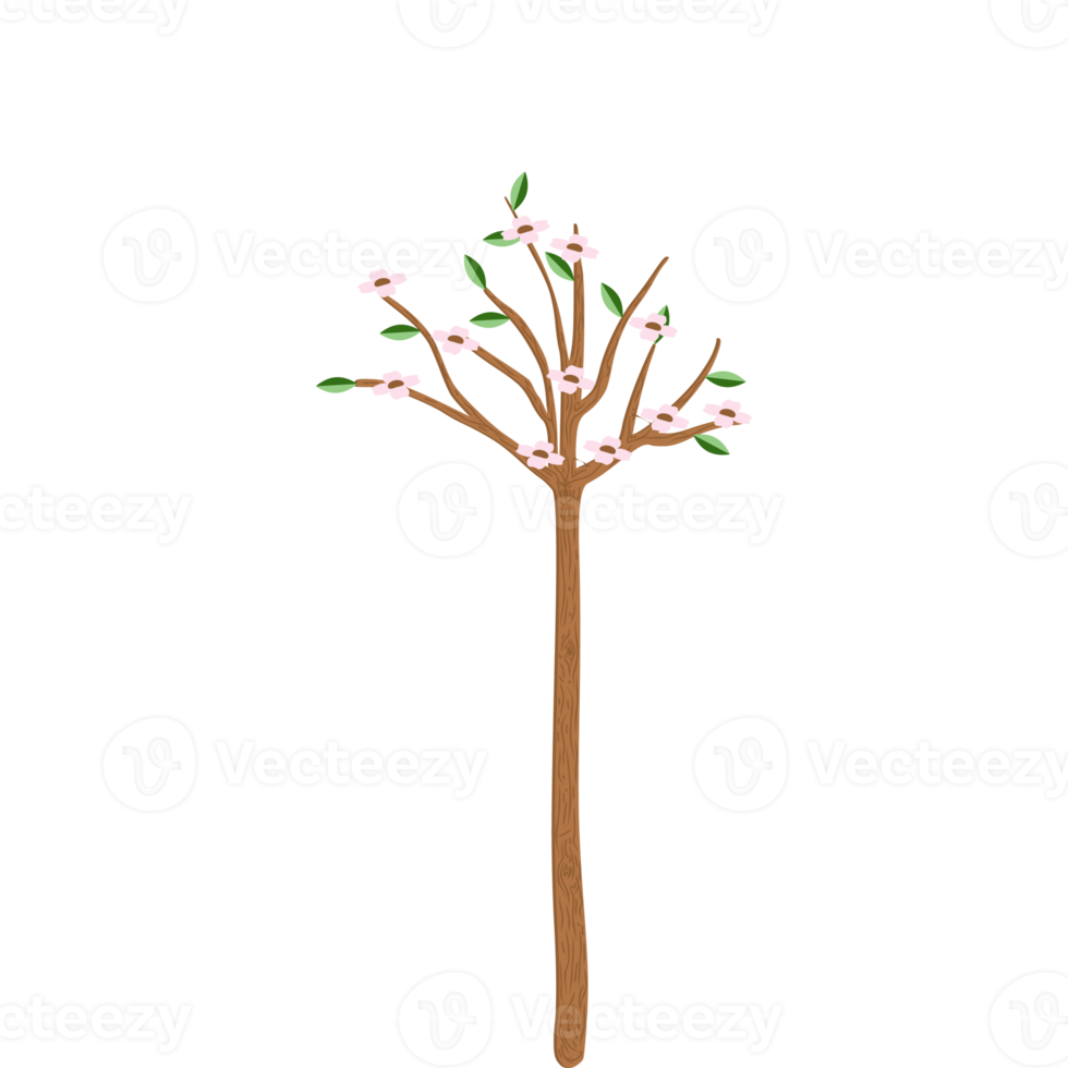 tree flat universal scenery collection set png