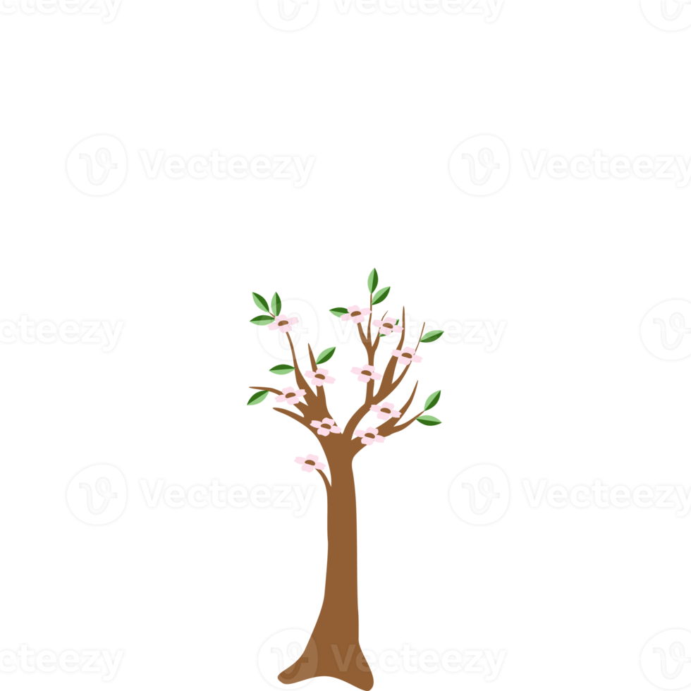 albero piatto universale scenario collezione impostato png