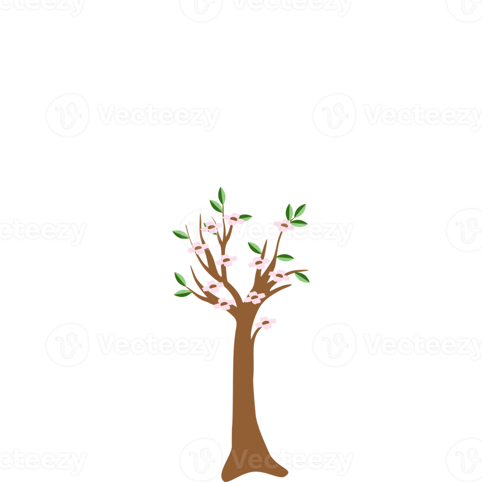 tree flat universal scenery collection set png
