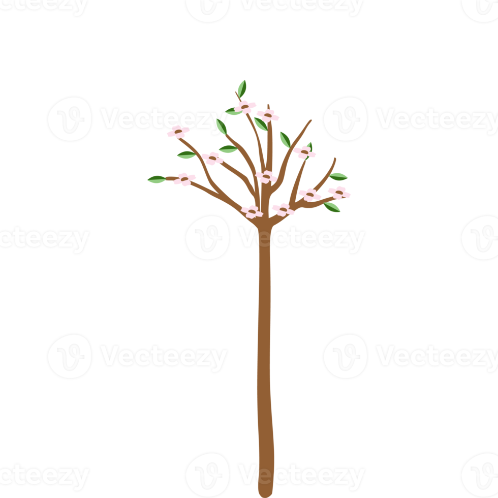 tree flat universal scenery collection set png
