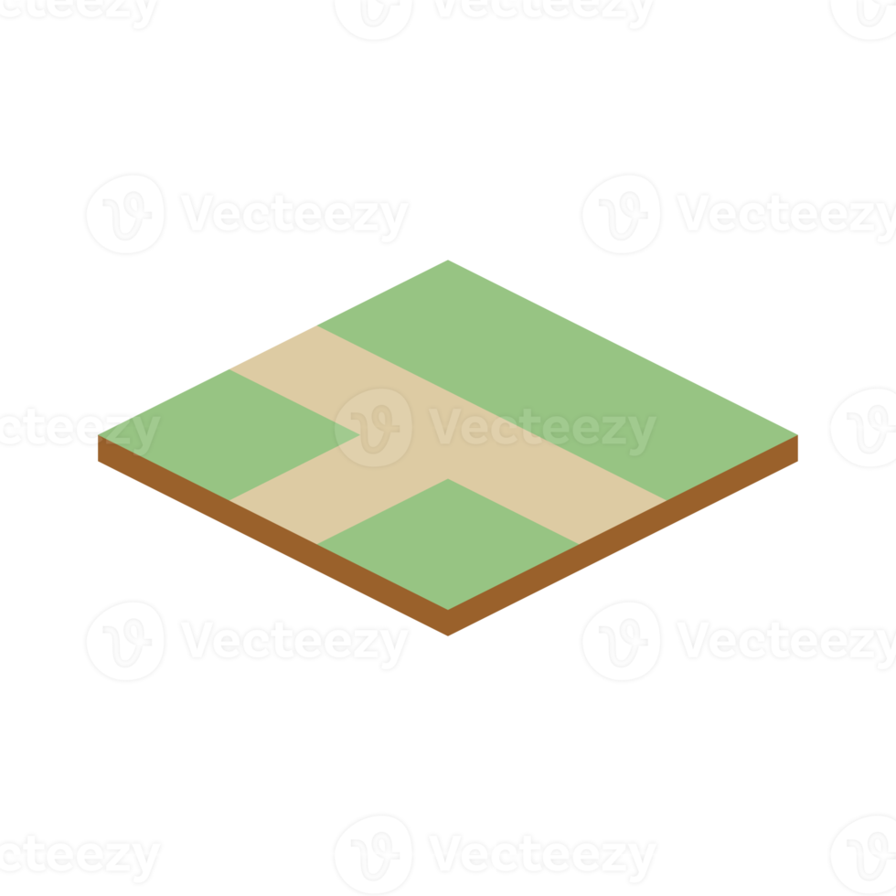 isometric landscape 3d universal scenary collection set png