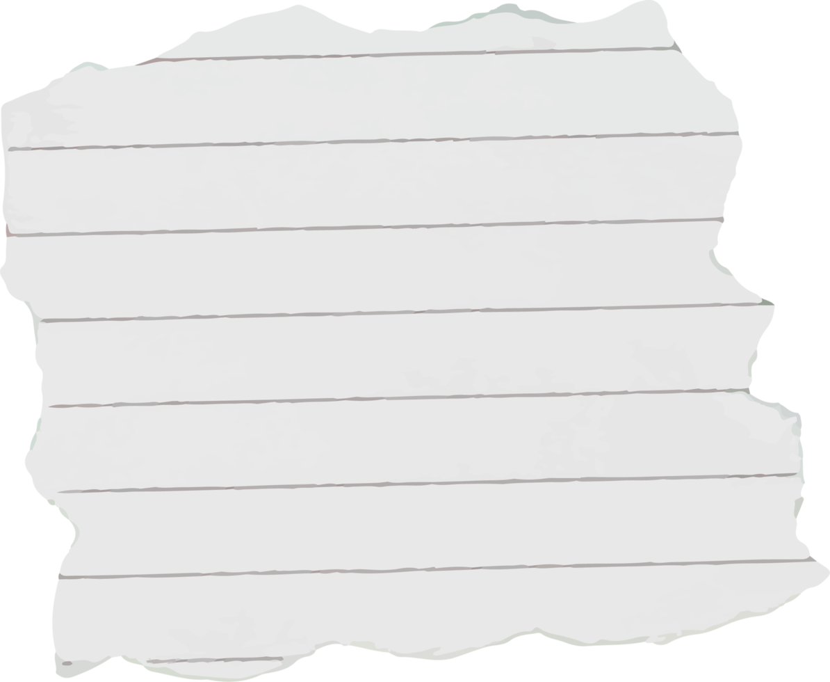 fundo de papel de nota rasgado para design de elementos png