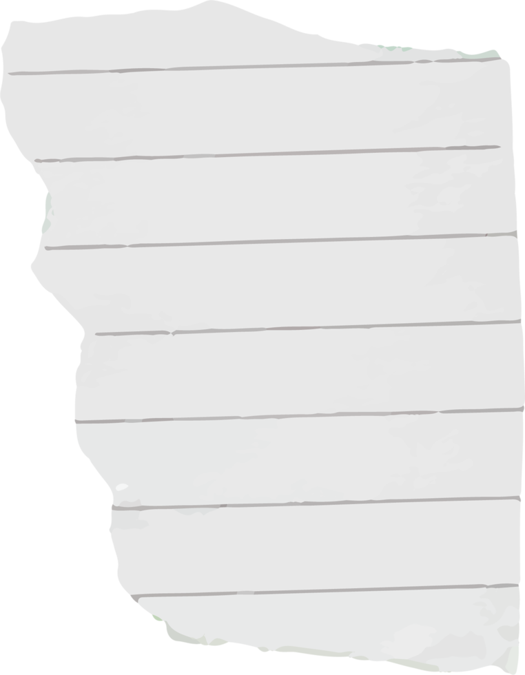 fundo de papel de nota rasgado para design de elementos png