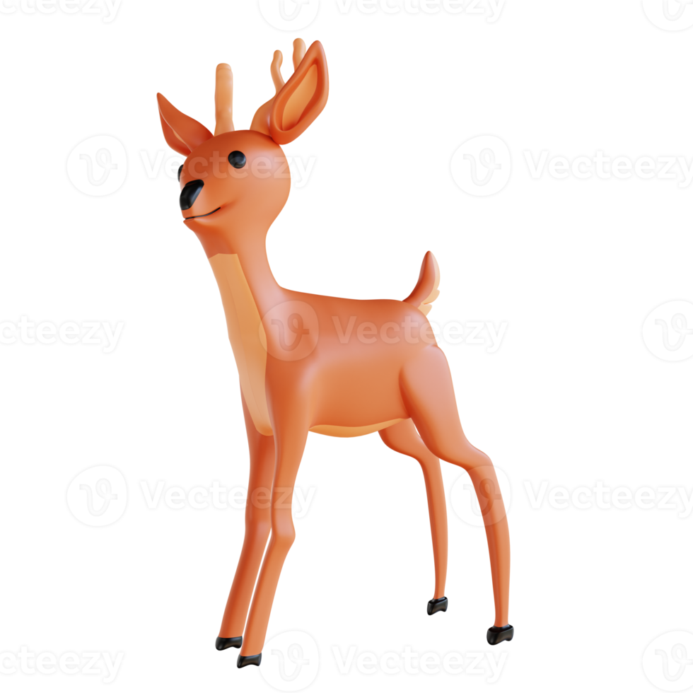 3d illustration deer png