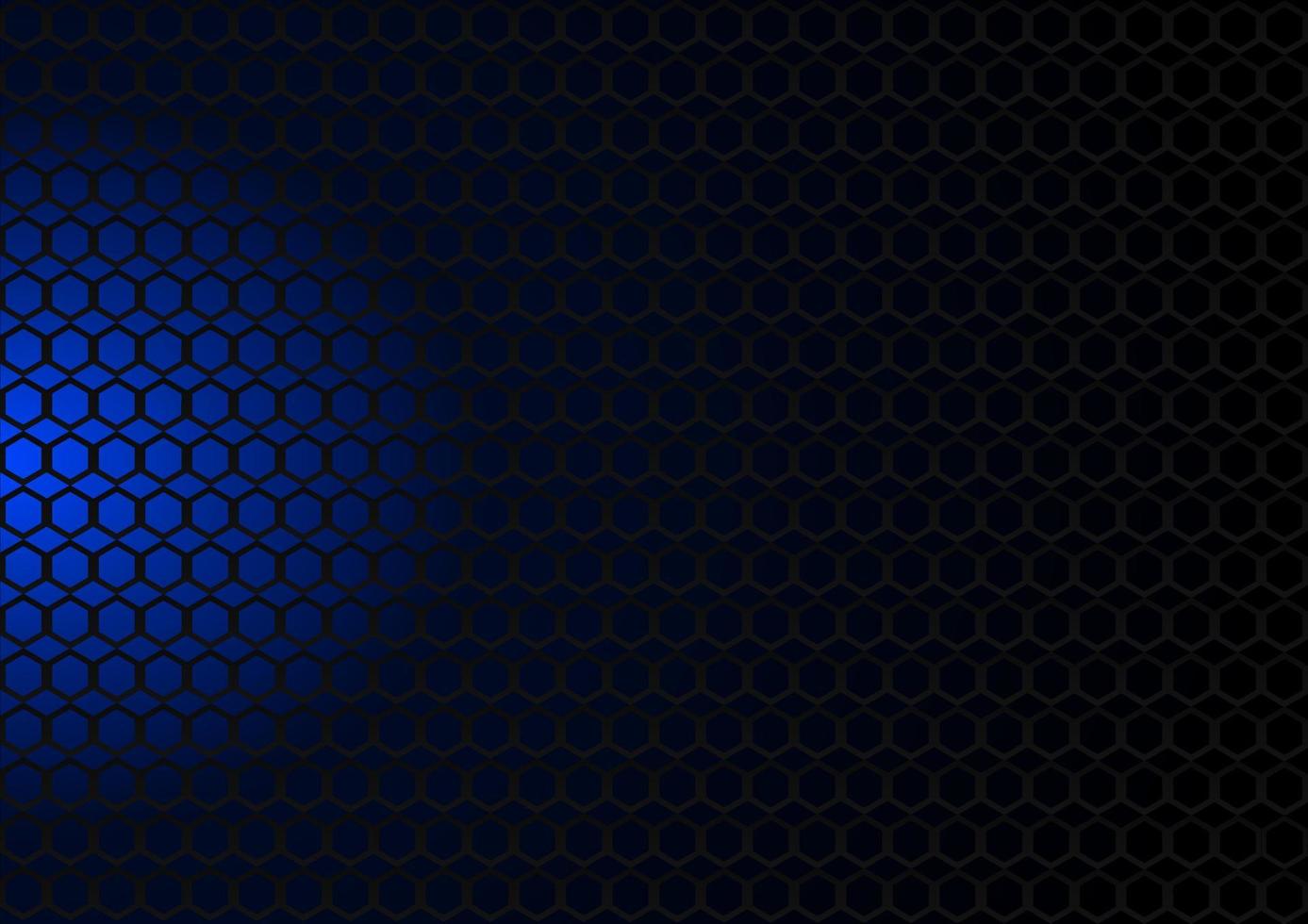 Blue Hexagonal Background vector