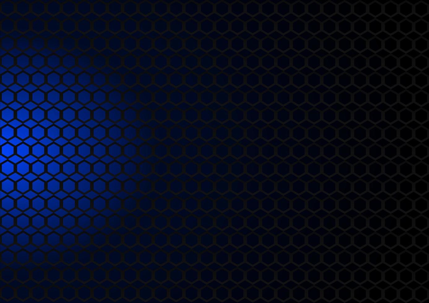 Blue Hexagonal Background vector