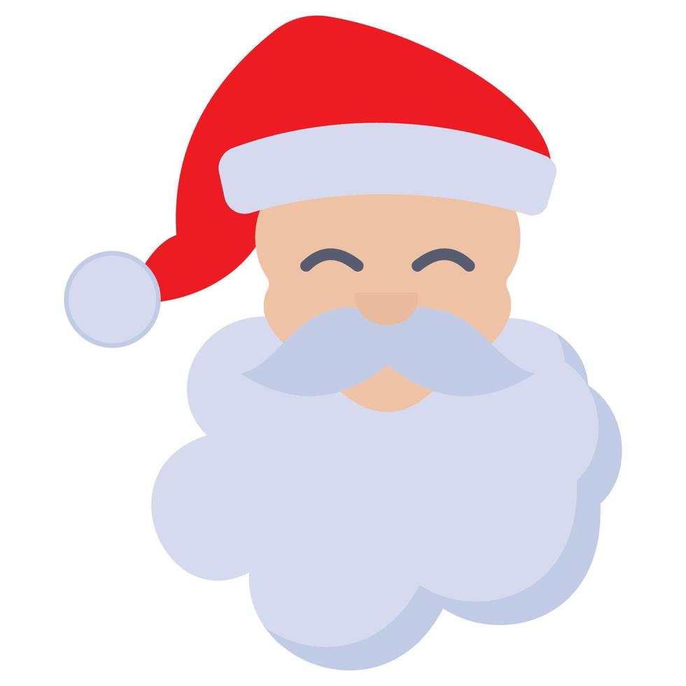 icono de vector aislado de regalo de santa claus