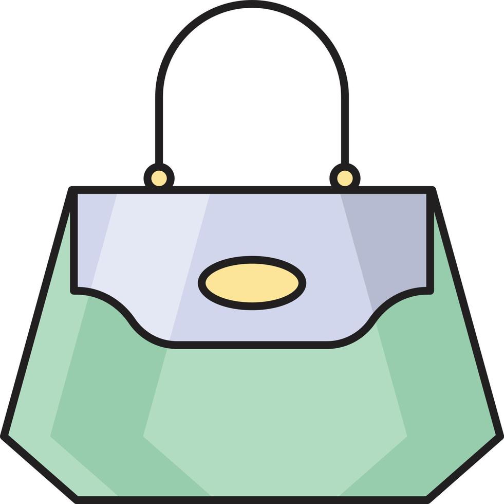 handbag vector illustration on a background.Premium quality symbols.vector icons for concept and graphic design.