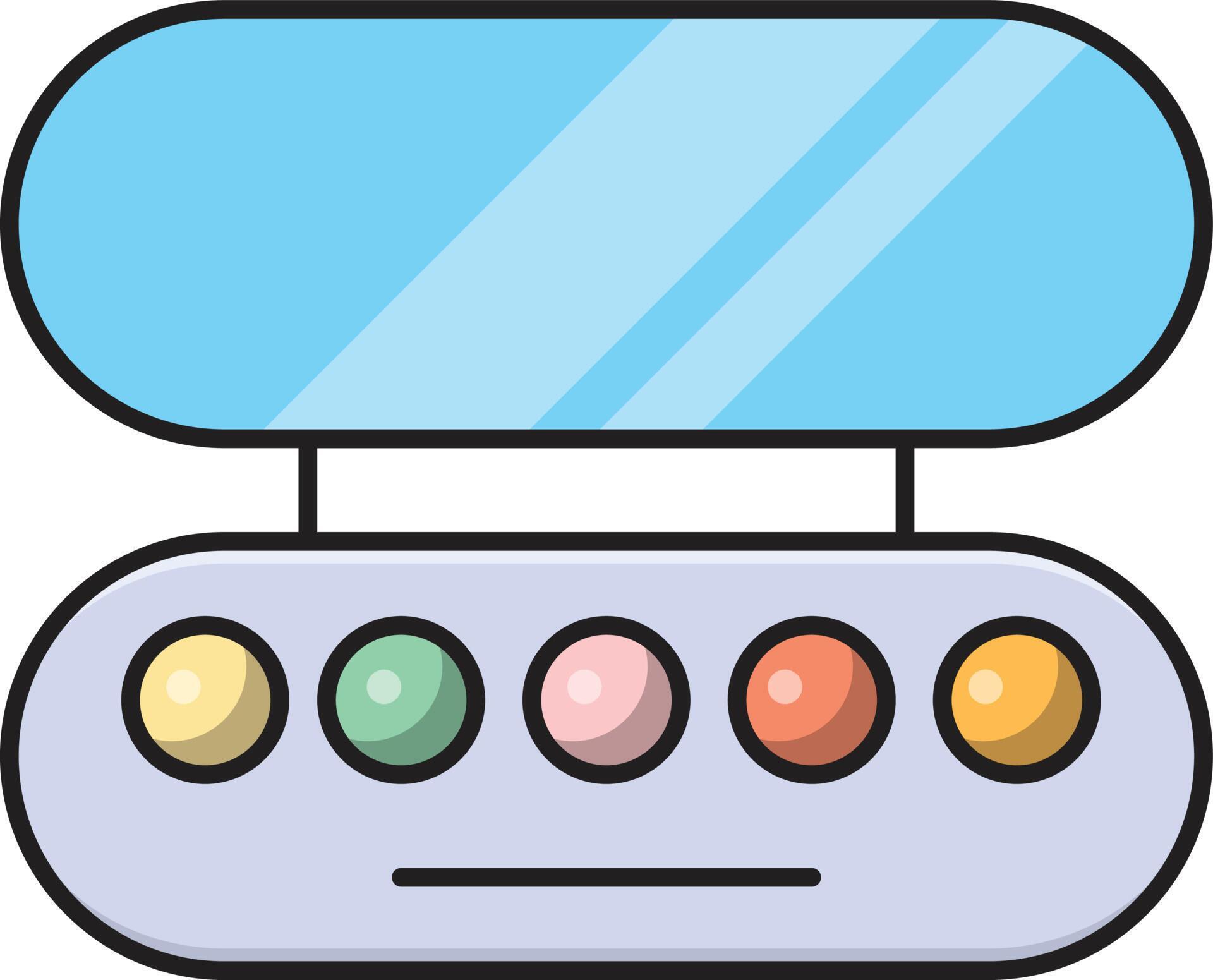 makeup kit vector illustration on a background.Premium quality symbols 