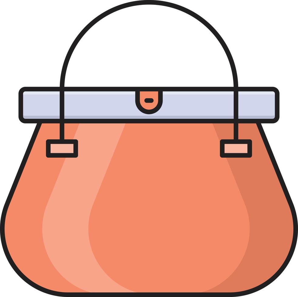 purse vector illustration on a background.Premium quality symbols.vector icons for concept and graphic design.