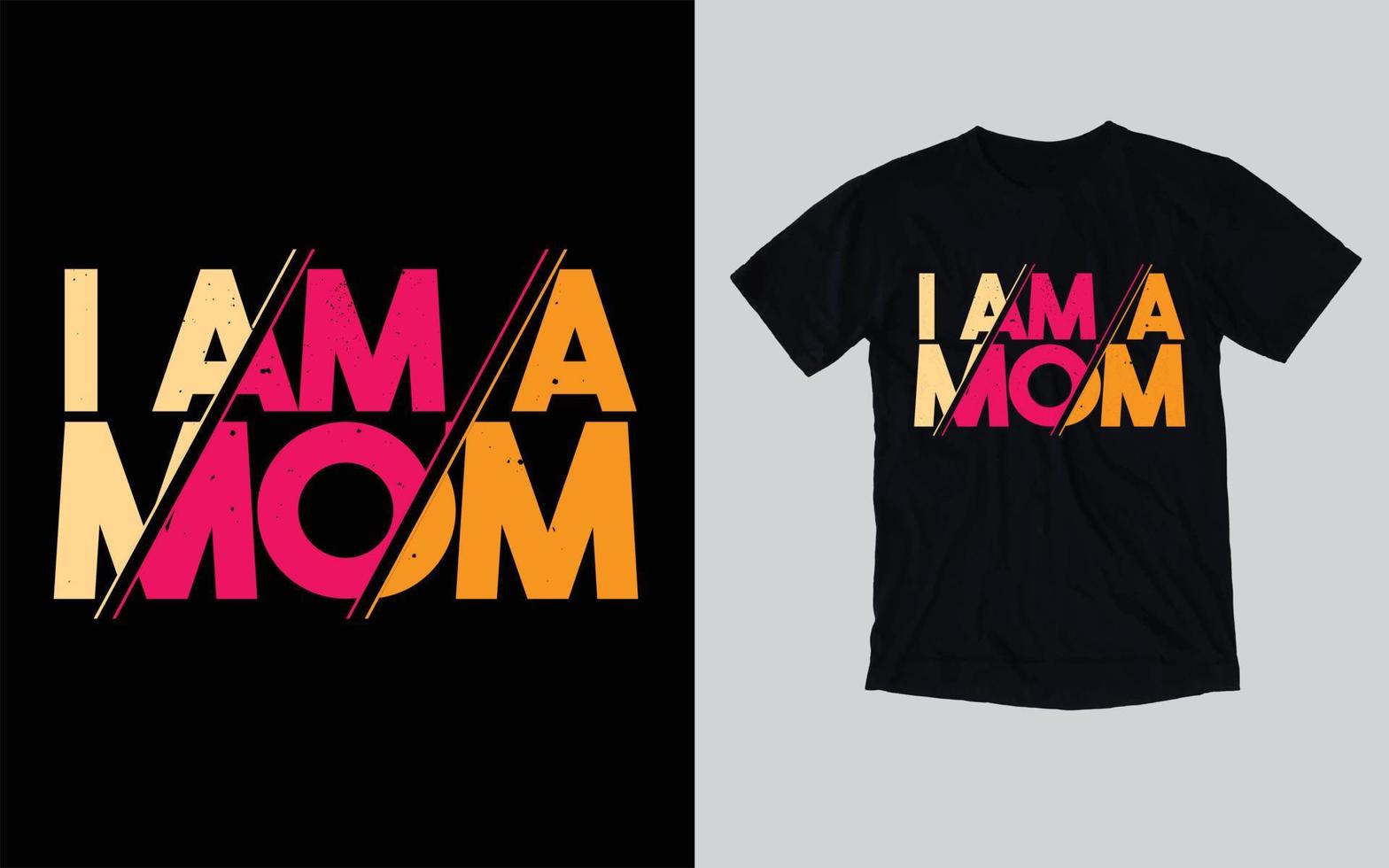 diseño de camiseta de mamá, camiseta de mamá, camiseta de mamá, diseño de camiseta de tipografía vector