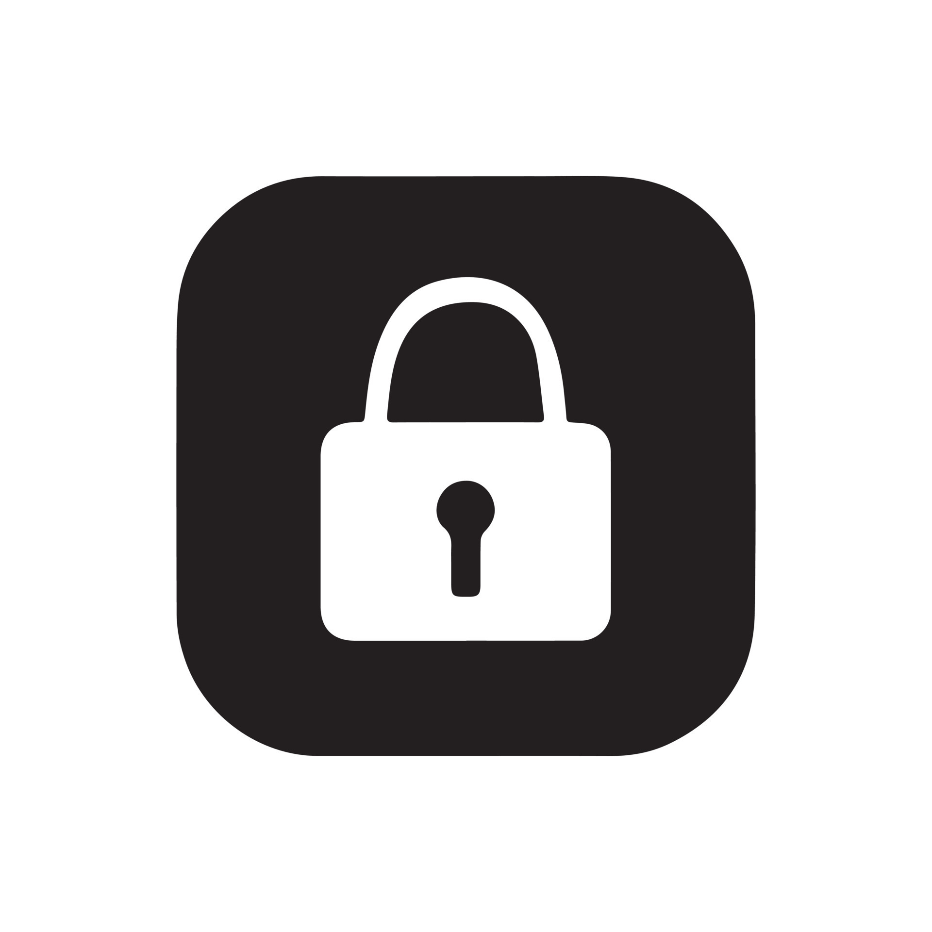 Cyber security And Privacy Concepts To Protect Data Lock Icon And Network Security
