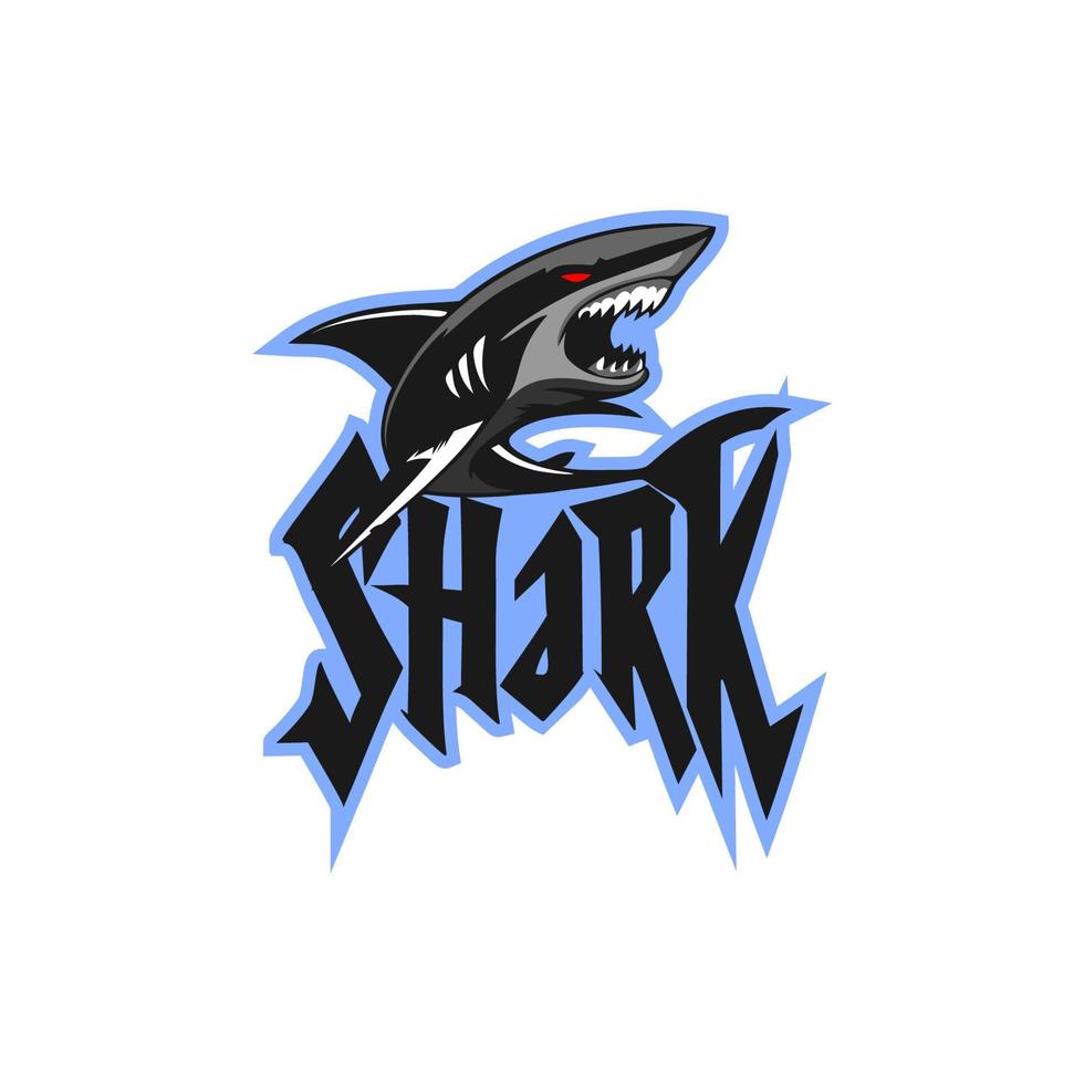 Awesome Shark Killer vector