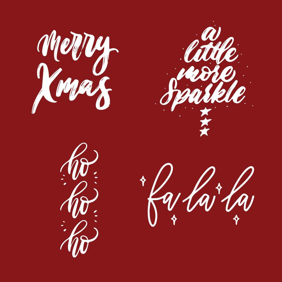 feliz navidad citas letras pasteles vector