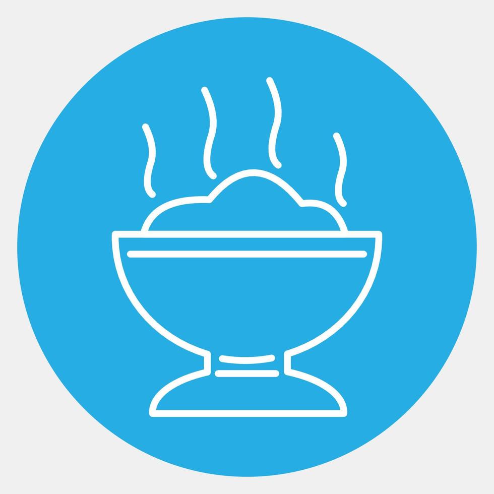 Icon copal incense. Day of the dead celebration elements. Icons in blue style. Good for prints, posters, logo, party decoration, greeting card, etc. vector